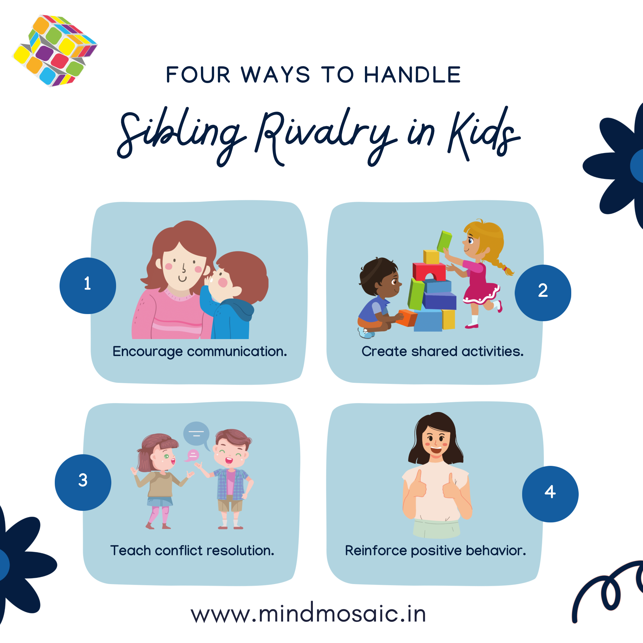 Four Ways to handle Sibling Rivalry