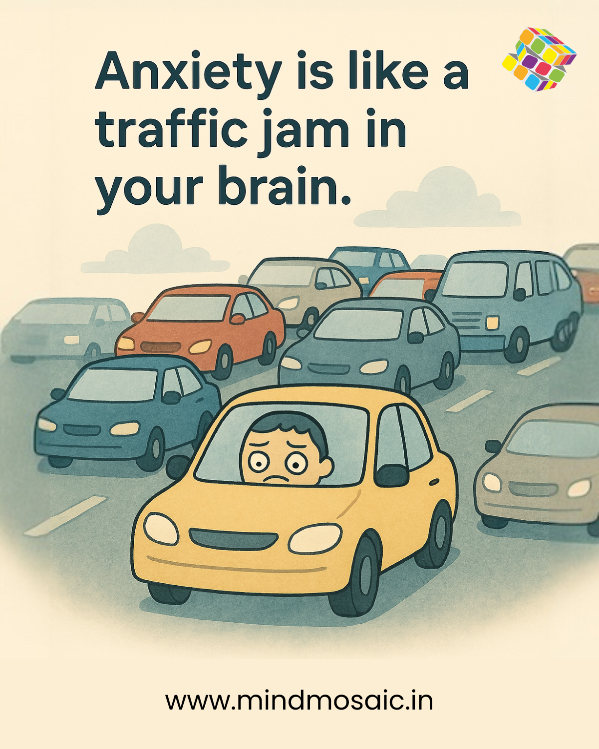 Anxiety Traffic: When Your Mind Hits a Mental Jam